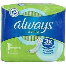 Always Maandverband ultra normal 16 Stuks