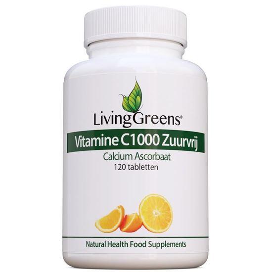 Livinggreens Vitamine C 1000 calcium ascorbaat 120 Tabletten