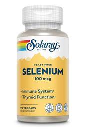 Solaray Selenium 100 mcg 90 Vegetarische capsules