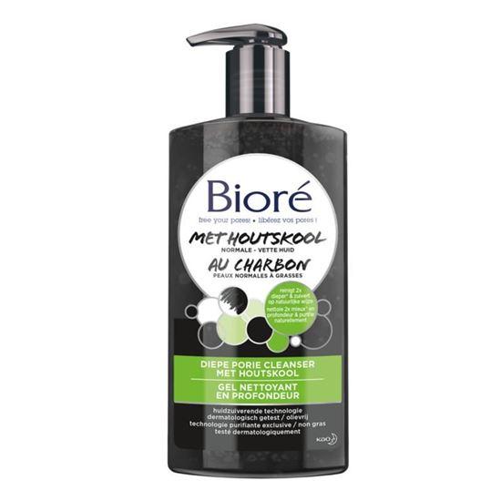 Biore Diepe porie cleanser houtskool 200 Milliliter