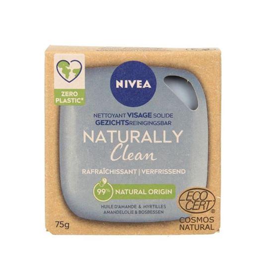 Nivea Naturally clean face bar verfrissend 75 Gram