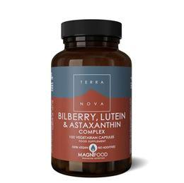 Terranova Bilberry lutein & astaxanthin complex 100 Capsules