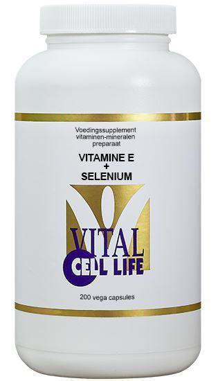 Vital Cell Life Vitamine E & selenium 200 Vegetarische capsules