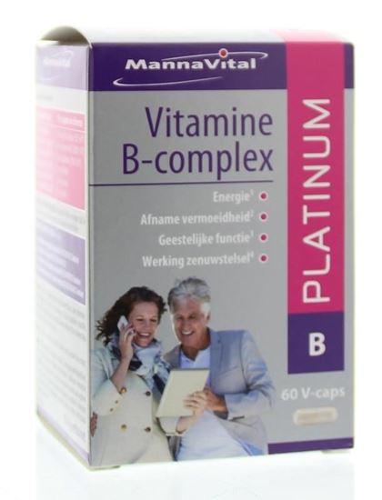 Mannavital Vitamine B complex platinum 60 Vegetarische capsules