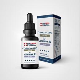 Uniswiss Co-Enzym Q10 en Vitamine E 10 Milliliter