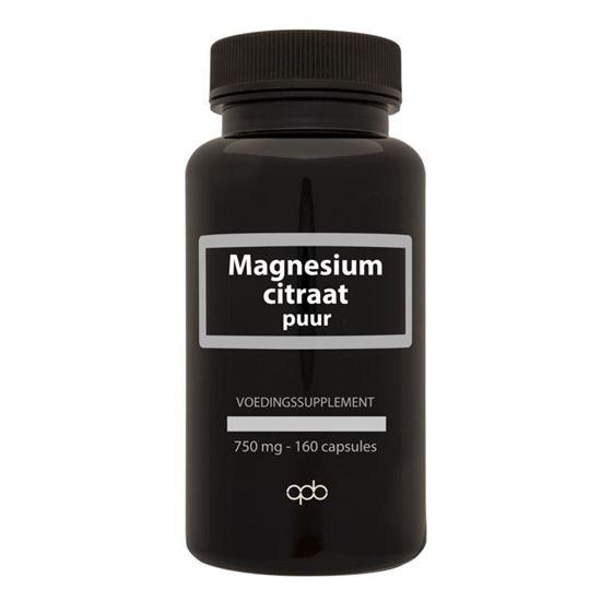 Apb Holland Magnesium citraat puur 750mg 160 Vegetarische capsules