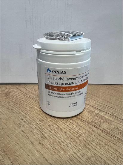 Afbeelding van Bisacodyl Aurobindo Sanias 5mg 1000tb