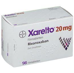 Afbeeldingen van Xarelto 20mg 100TB