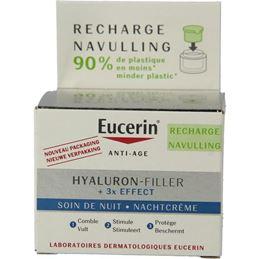 Eucerin Hyaluron filler 3x effect nachtcreme navulling 50 Milliliter