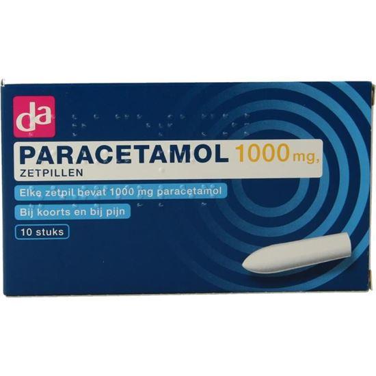 DA Paracetamol 1000mg 10 Zetpillen