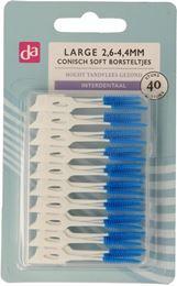 DA Interdentale borstel conisch soft 2.6/4.4mm 40 Stuks