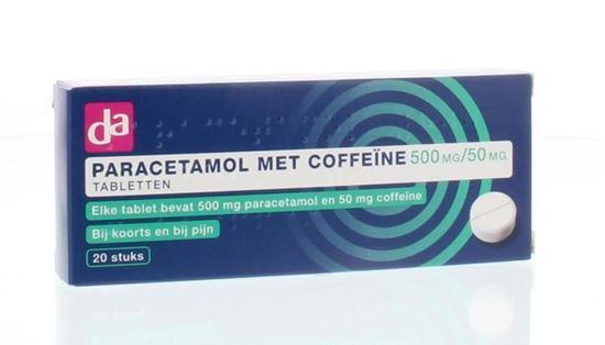 DA Paracetamol met coffeine 500/50mg 20 Stuks