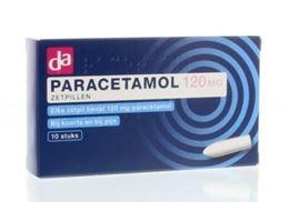 DA Paracetamol 120mg 10 Zetpillen