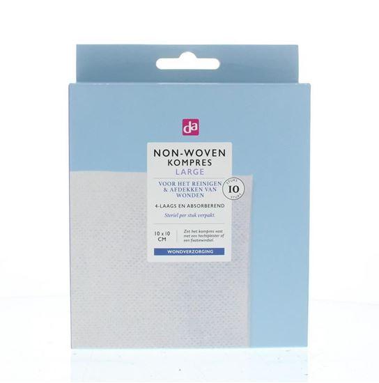 DA Kompres non-woven 10 x 10cm 10 Stuks