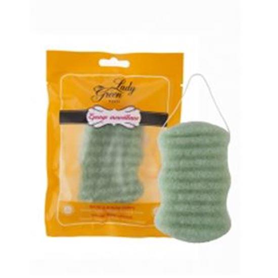 Lady Green Konjac gelaatspons aloe vera 1 Stuks