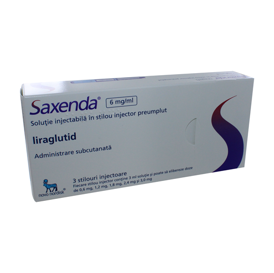 Saxenda injectievlst 6mg/ml voorgevulde pen 3ml 3st