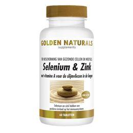 Golden Naturals Selenium & zink 60 Tabletten