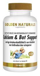 Golden Naturals Calcium & bot support 120 Tabletten