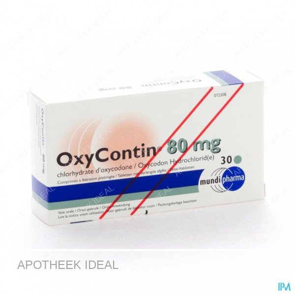 OXYCONTIN 80MG 30 TABLETTEN 1 OXYCONTIN 80MG 30 TABLETTEN