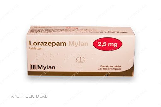 LORAZEPAM 2.5MG 30 TABLETTEN 1 LORAZEPAM 2.5MG 30 TABLETTEN