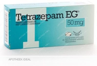 TETRAZEPAM 50MG 40 TABLETTEN 1 TETRAZEPAM 50MG 40 TABLETTEN