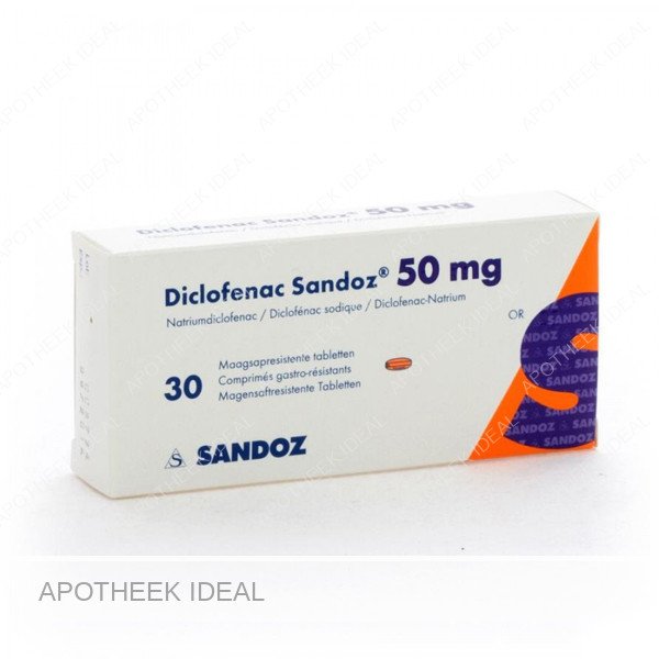DICLOFENAC 50MG 30 TABLETTEN 1 DICLOFENAC 50MG 30 TABLETTEN