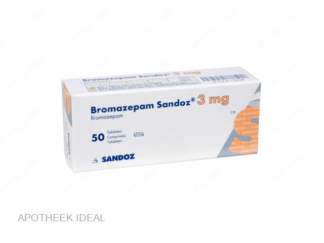BROMAZEPAM 3MG 50 TABLETTEN 1 BROMAZEPAM 3MG 50 TABLETTEN