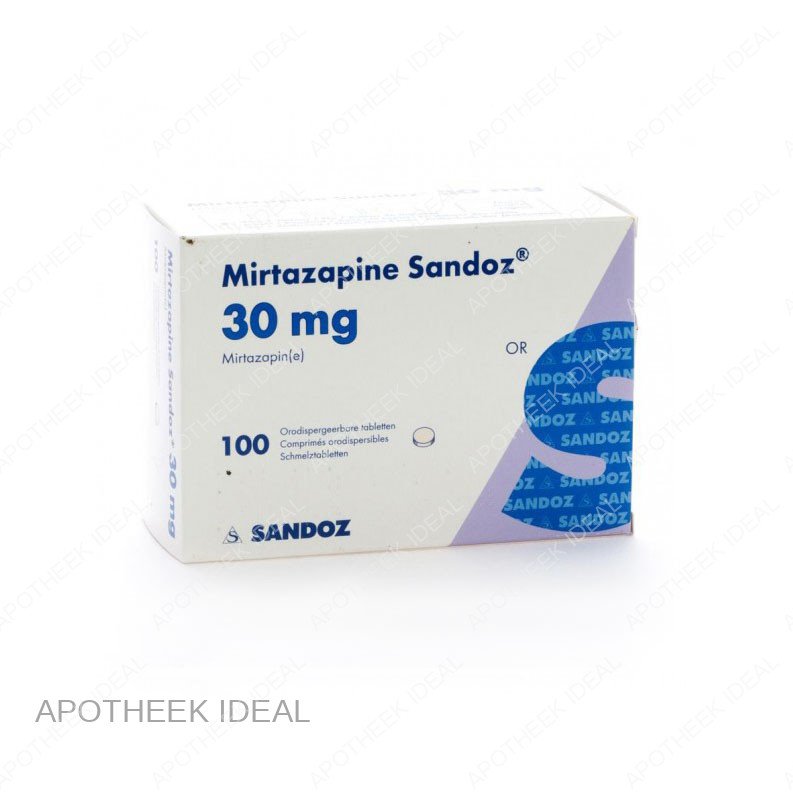 Mirtazapine 30MG 30 TABLETTEN 1 Mirtazapine 30MG 30 TABLETTEN