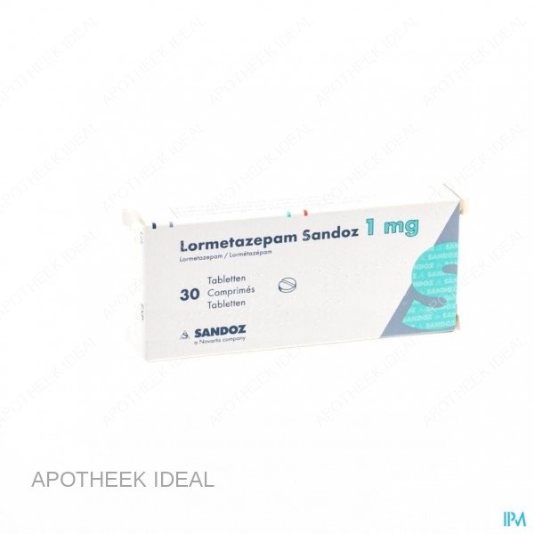 LORMETAZEPAM 1MG (SANDOZ) 30 TABLETTEN 1 LORMETAZEPAM 1MG (SANDOZ) 30 TABLETTEN